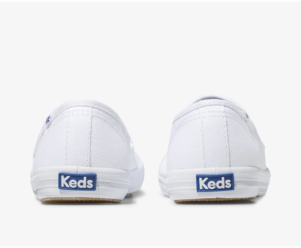 Keds Slip Ons White - Champion Slip On - Womens AKPQUE-075